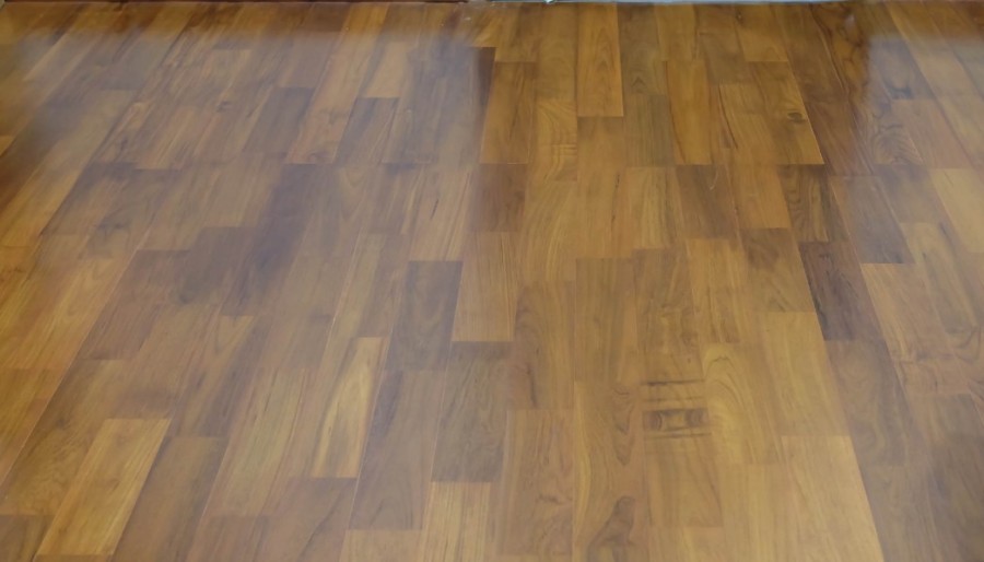 Asia Teak Wood floor cleaning